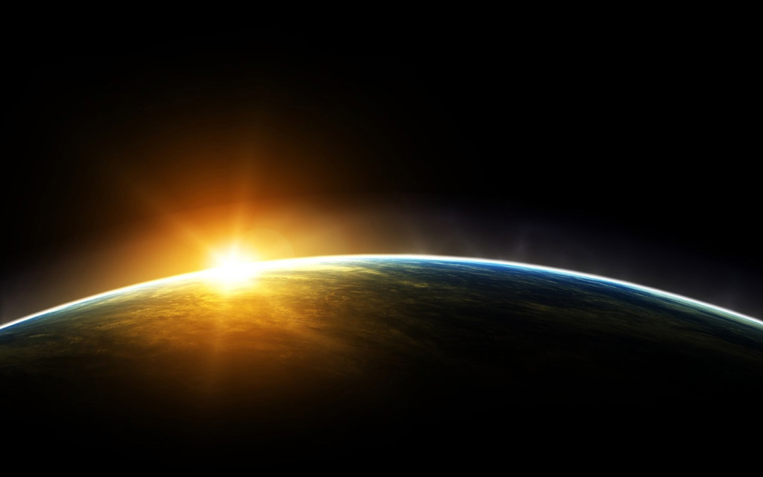 Sunrise over Earth